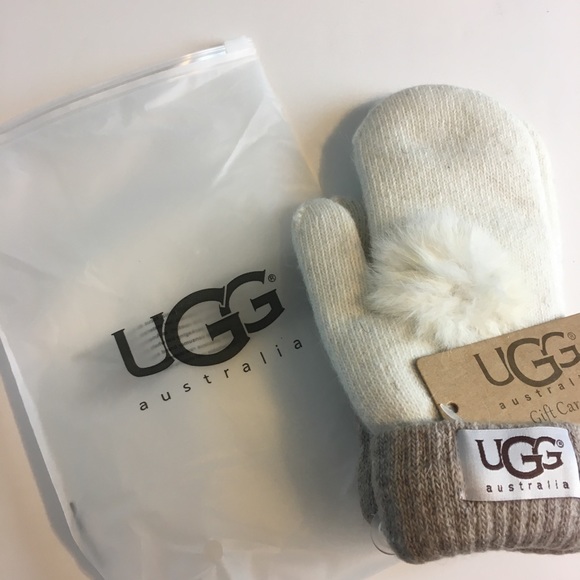 UGG Accessories - Winter UGG Mittens size small off white